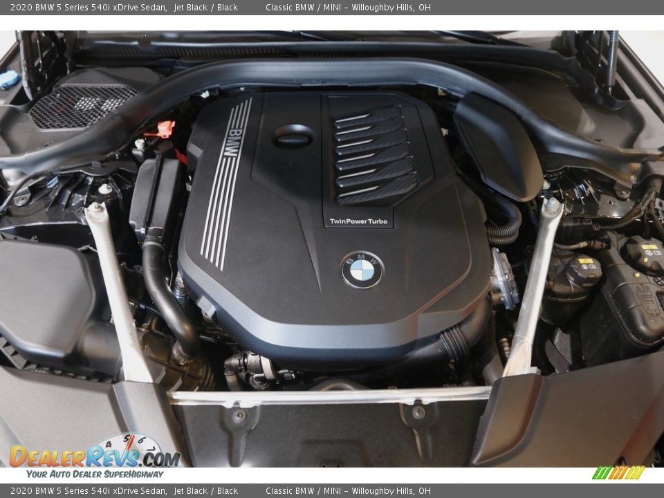 2020 BMW 5 Series 540i xDrive Sedan Jet Black / Black Photo #22