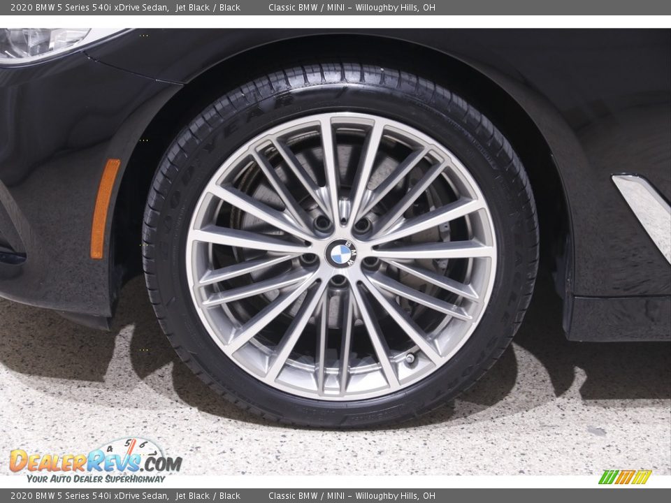 2020 BMW 5 Series 540i xDrive Sedan Jet Black / Black Photo #23