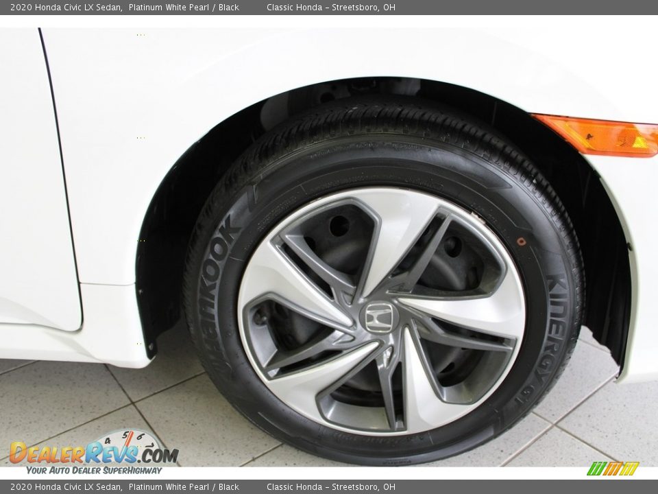 2020 Honda Civic LX Sedan Platinum White Pearl / Black Photo #5