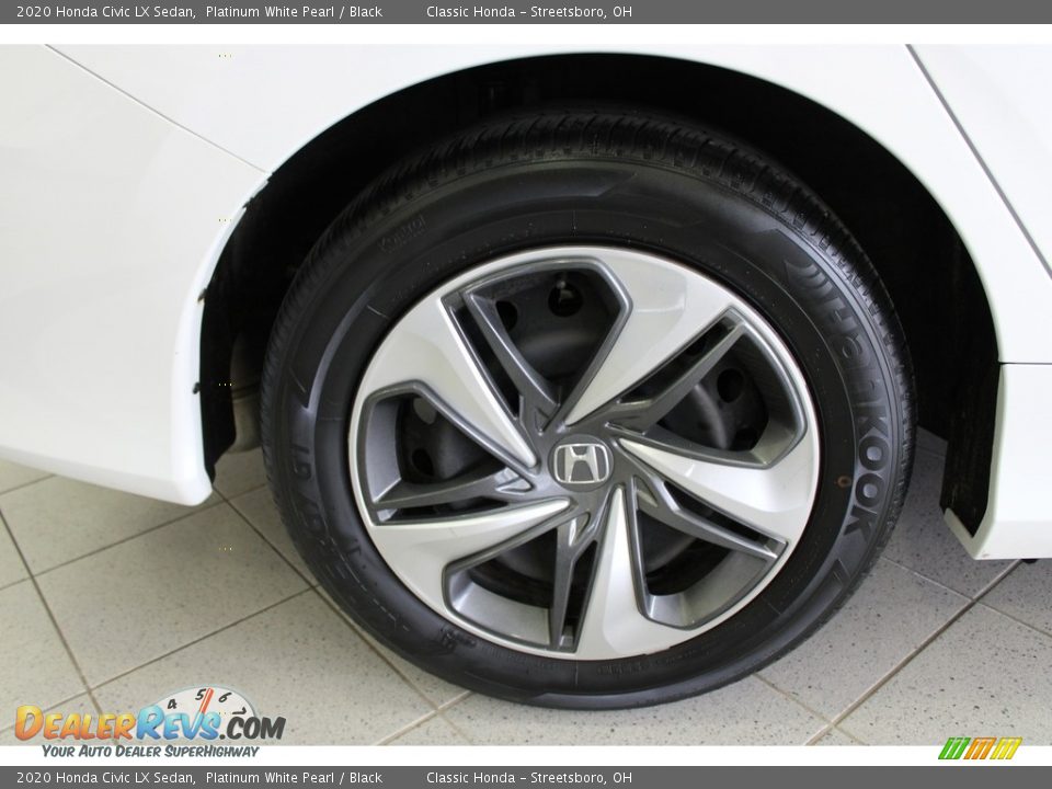 2020 Honda Civic LX Sedan Platinum White Pearl / Black Photo #6