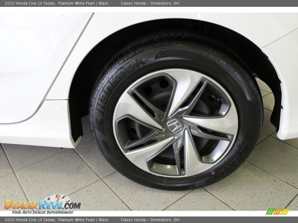 2020 Honda Civic LX Sedan Platinum White Pearl / Black Photo #11