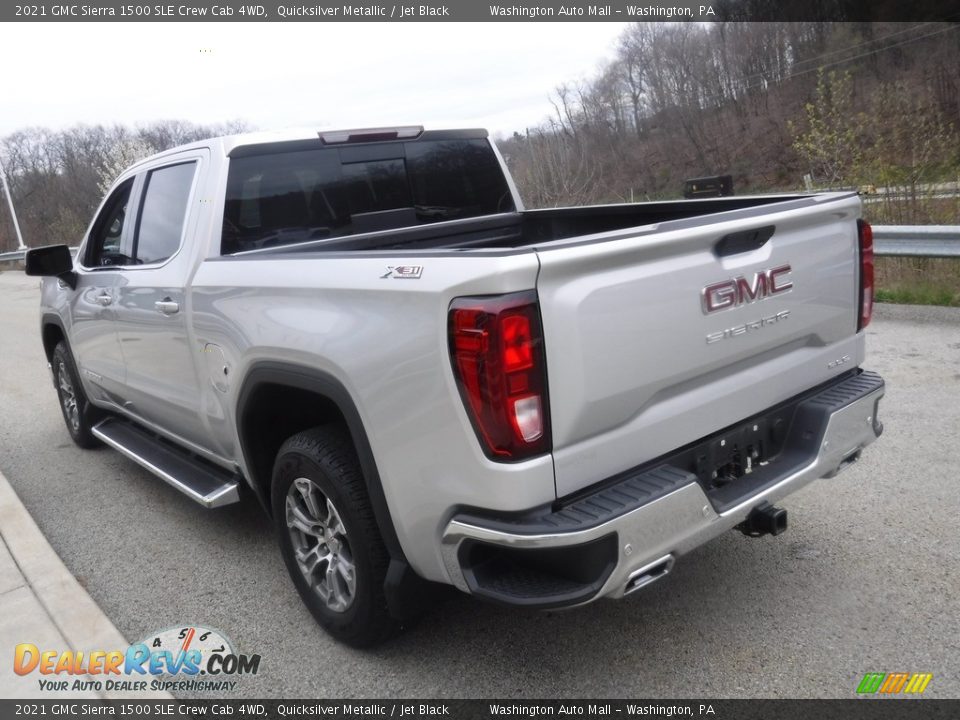 2021 GMC Sierra 1500 SLE Crew Cab 4WD Quicksilver Metallic / Jet Black Photo #18