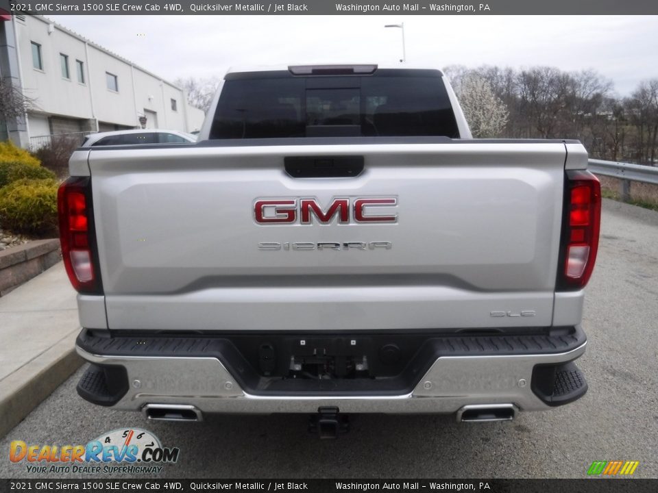 2021 GMC Sierra 1500 SLE Crew Cab 4WD Quicksilver Metallic / Jet Black Photo #19