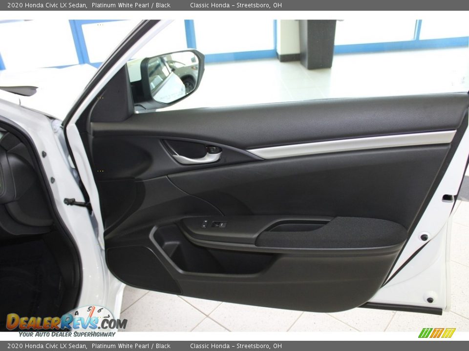 2020 Honda Civic LX Sedan Platinum White Pearl / Black Photo #14