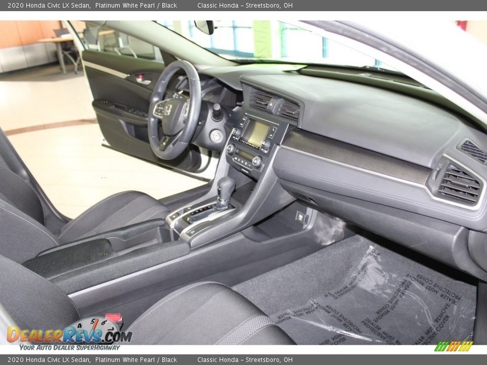 2020 Honda Civic LX Sedan Platinum White Pearl / Black Photo #15