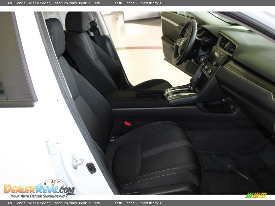 2020 Honda Civic LX Sedan Platinum White Pearl / Black Photo #16