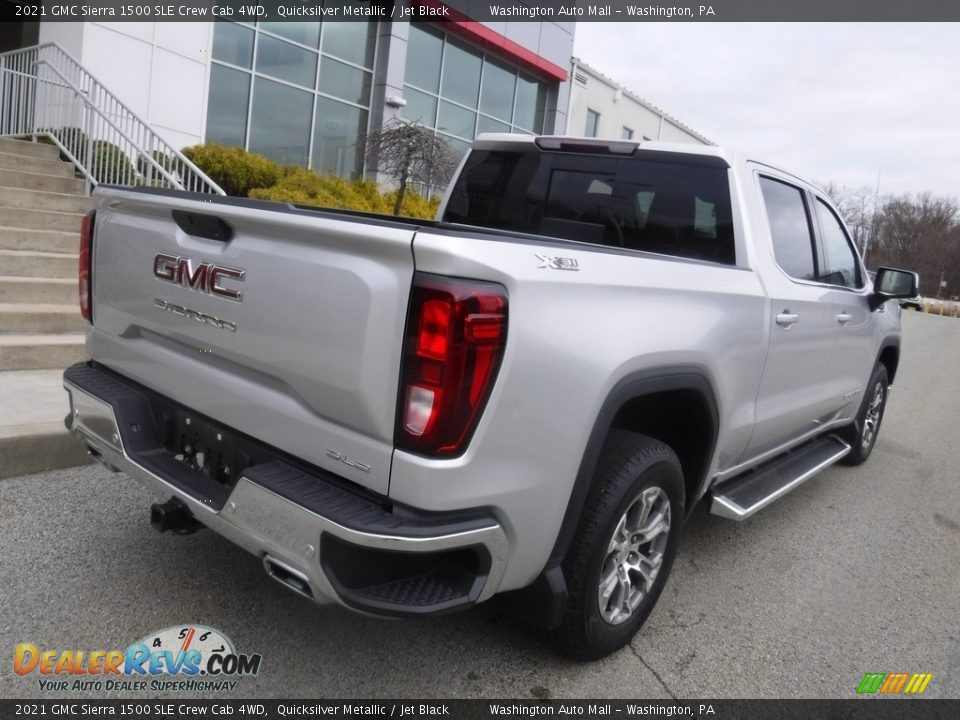 2021 GMC Sierra 1500 SLE Crew Cab 4WD Quicksilver Metallic / Jet Black Photo #21