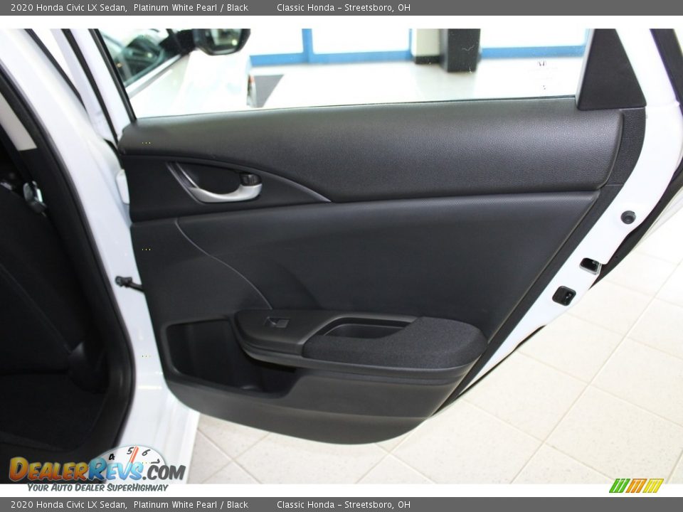 2020 Honda Civic LX Sedan Platinum White Pearl / Black Photo #17