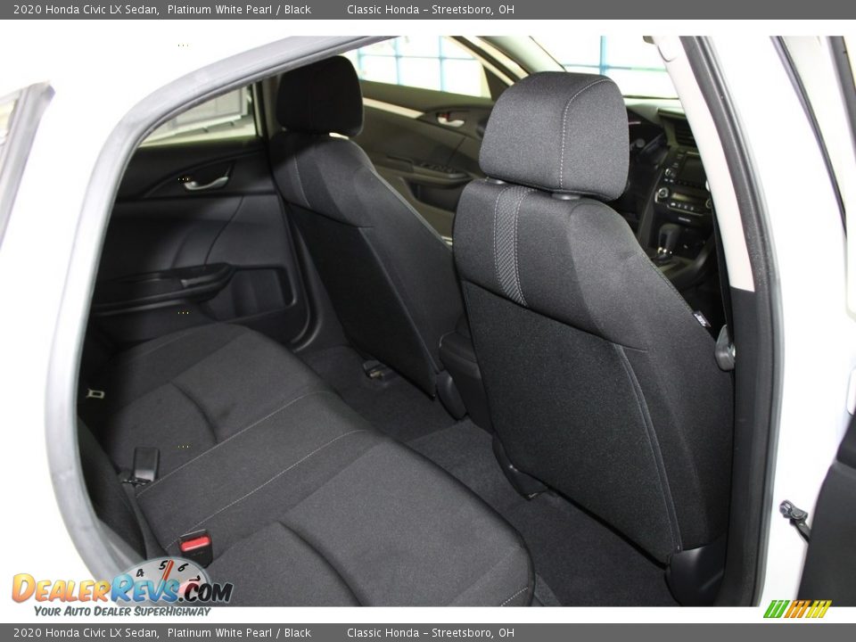 2020 Honda Civic LX Sedan Platinum White Pearl / Black Photo #18
