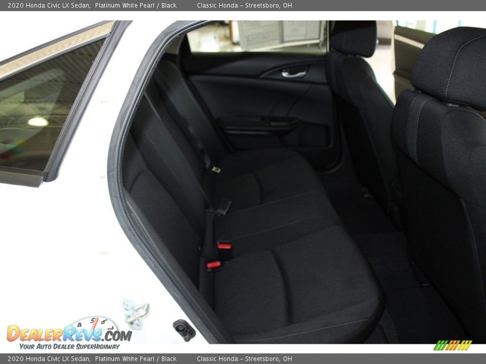 2020 Honda Civic LX Sedan Platinum White Pearl / Black Photo #19