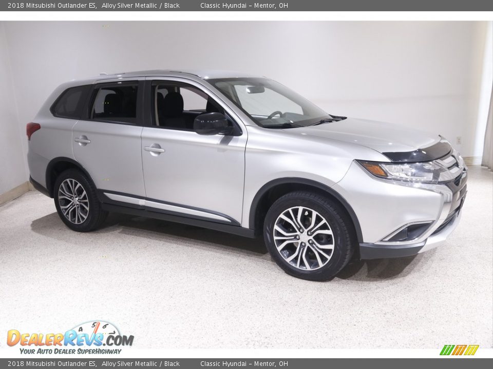 2018 Mitsubishi Outlander ES Alloy Silver Metallic / Black Photo #1