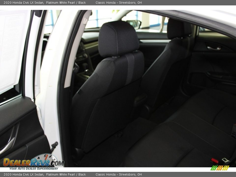 2020 Honda Civic LX Sedan Platinum White Pearl / Black Photo #23