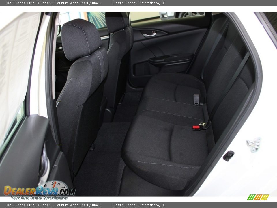 2020 Honda Civic LX Sedan Platinum White Pearl / Black Photo #24