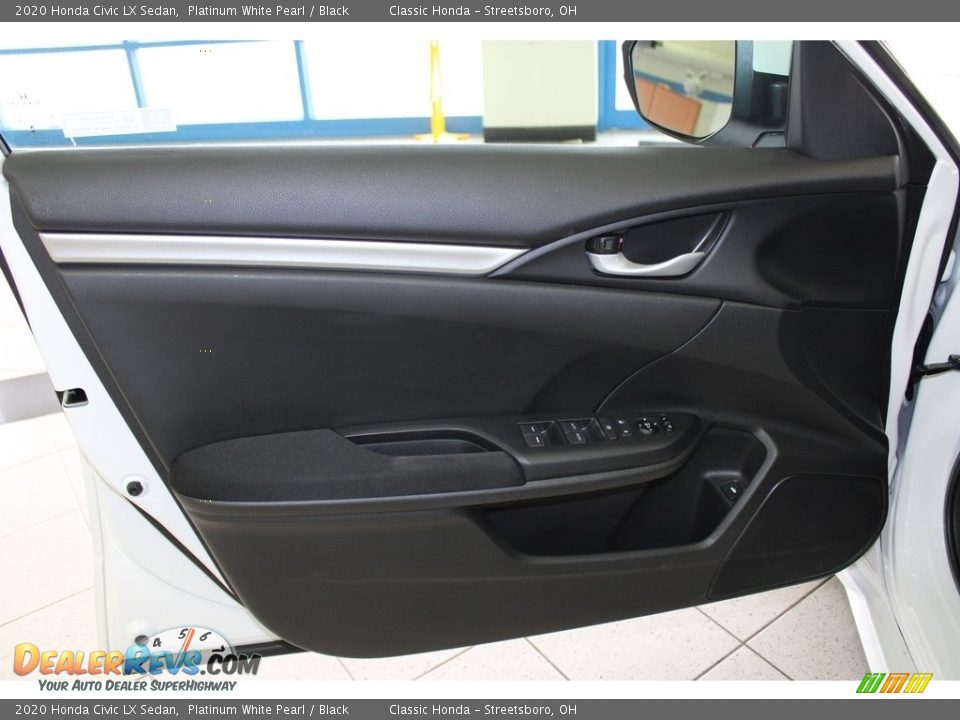 2020 Honda Civic LX Sedan Platinum White Pearl / Black Photo #25