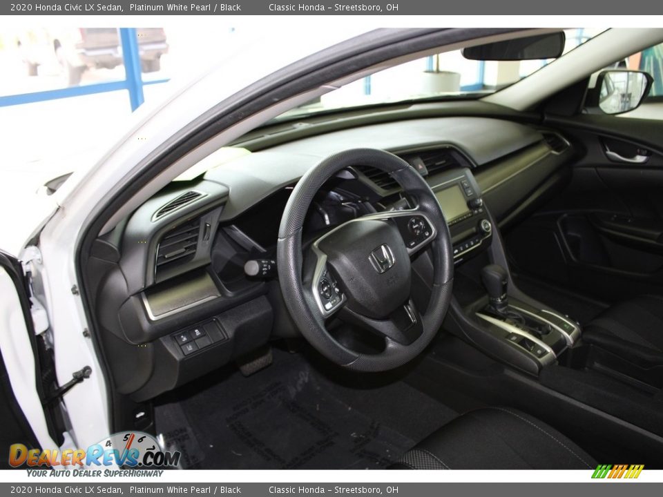 2020 Honda Civic LX Sedan Platinum White Pearl / Black Photo #26