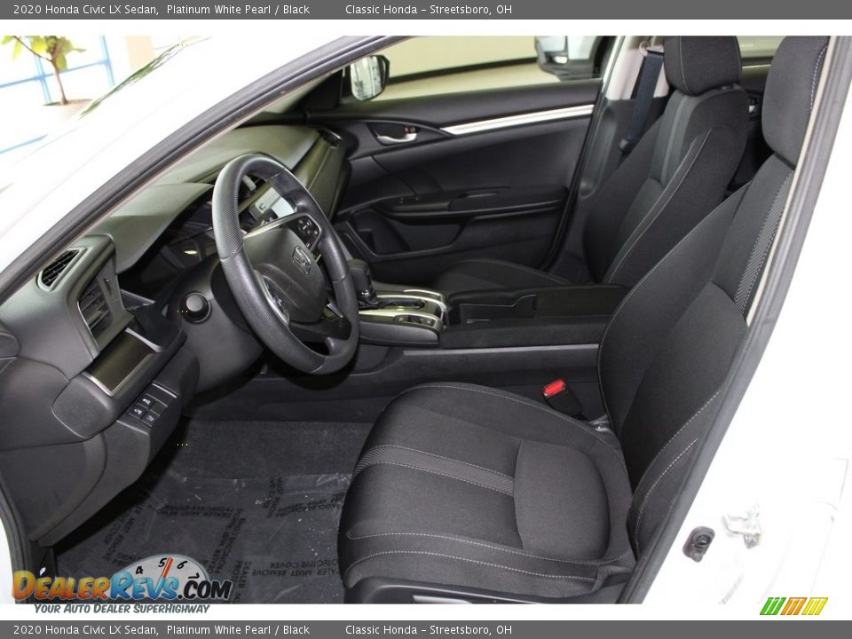 2020 Honda Civic LX Sedan Platinum White Pearl / Black Photo #27