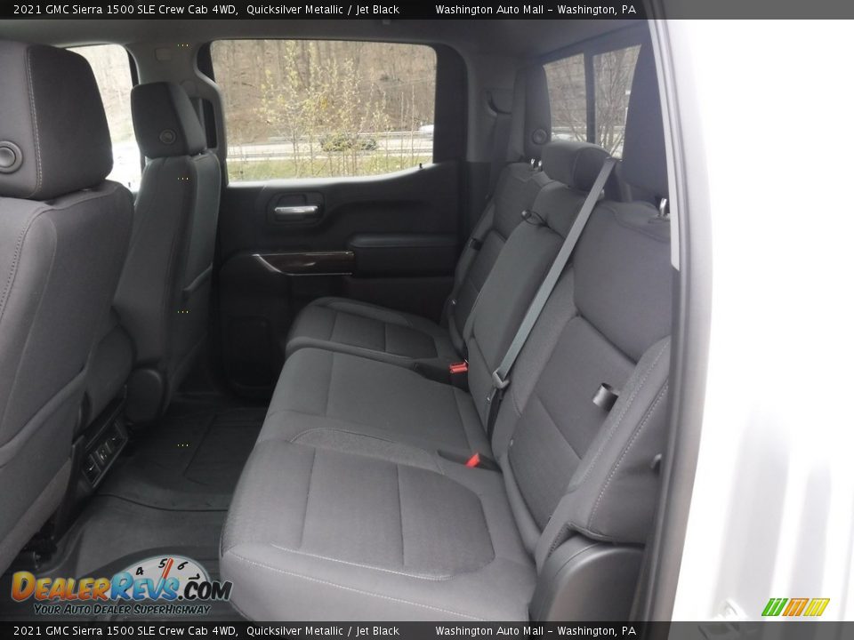 Rear Seat of 2021 GMC Sierra 1500 SLE Crew Cab 4WD Photo #33