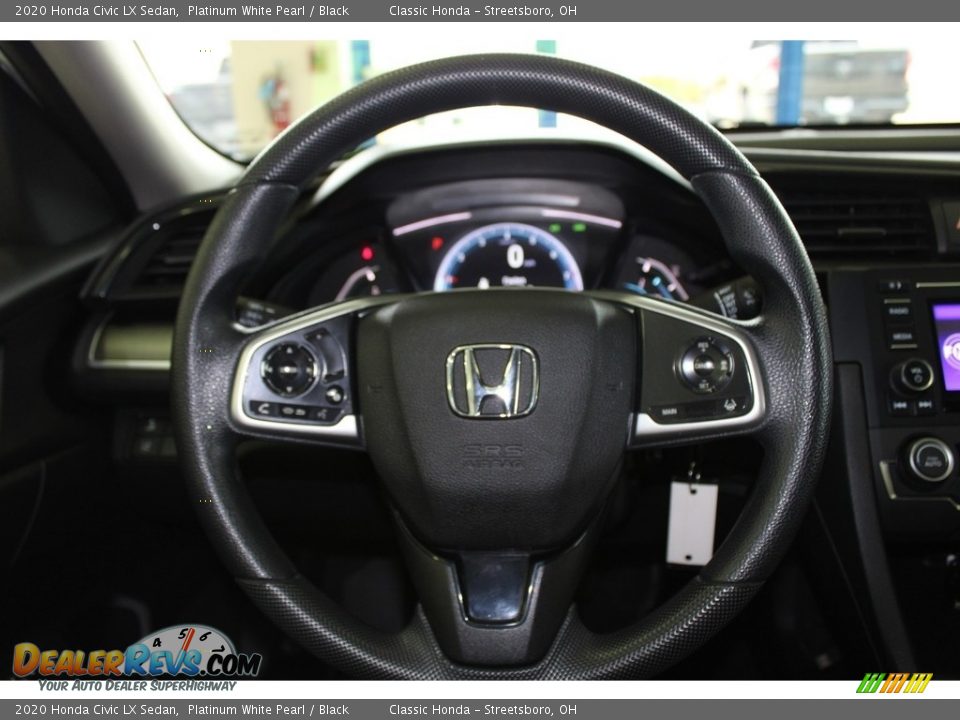 2020 Honda Civic LX Sedan Platinum White Pearl / Black Photo #29