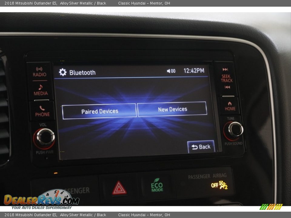 2018 Mitsubishi Outlander ES Alloy Silver Metallic / Black Photo #11