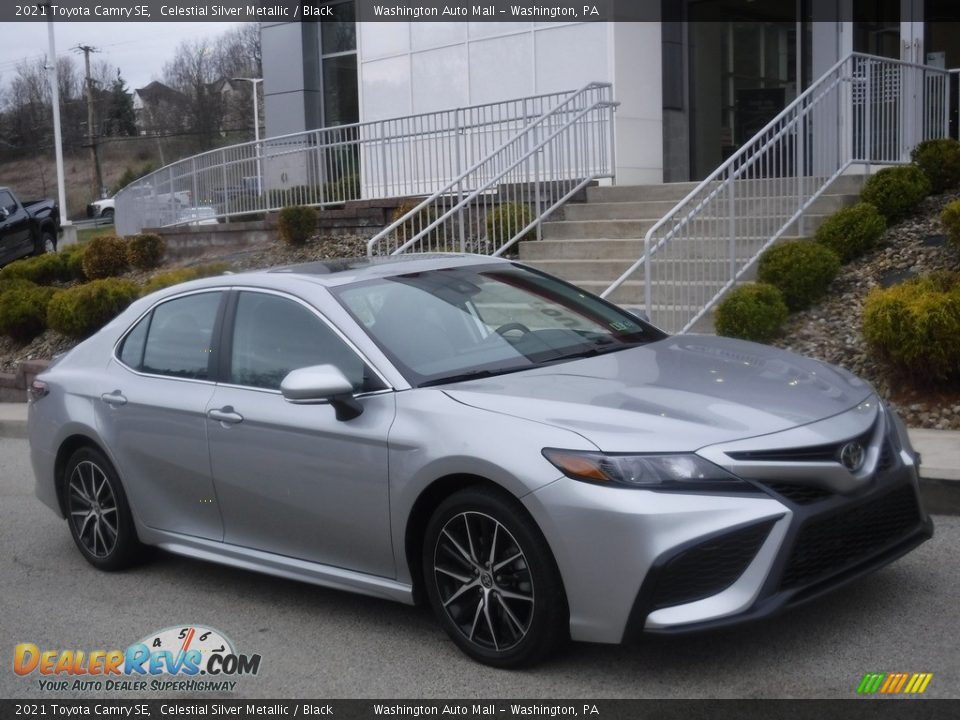 2021 Toyota Camry SE Celestial Silver Metallic / Black Photo #1