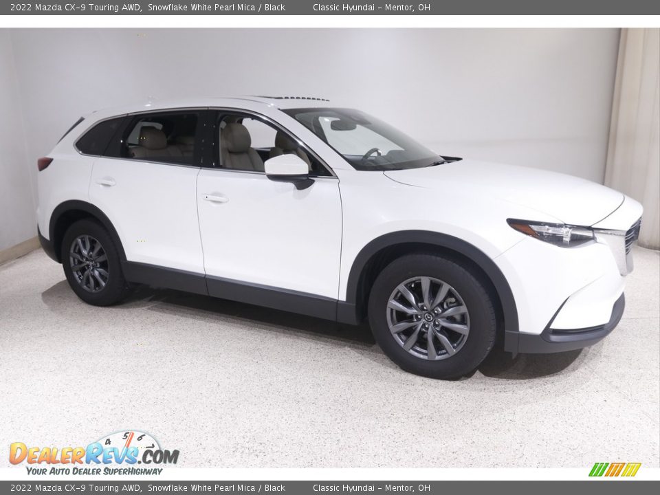 2022 Mazda CX-9 Touring AWD Snowflake White Pearl Mica / Black Photo #1