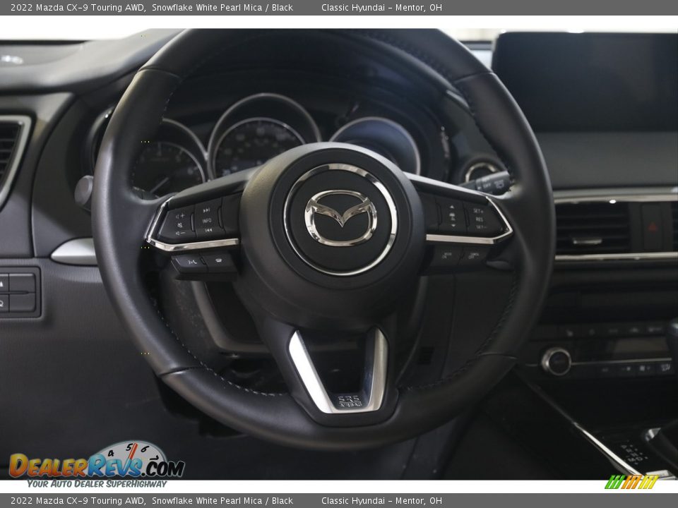 2022 Mazda CX-9 Touring AWD Snowflake White Pearl Mica / Black Photo #7