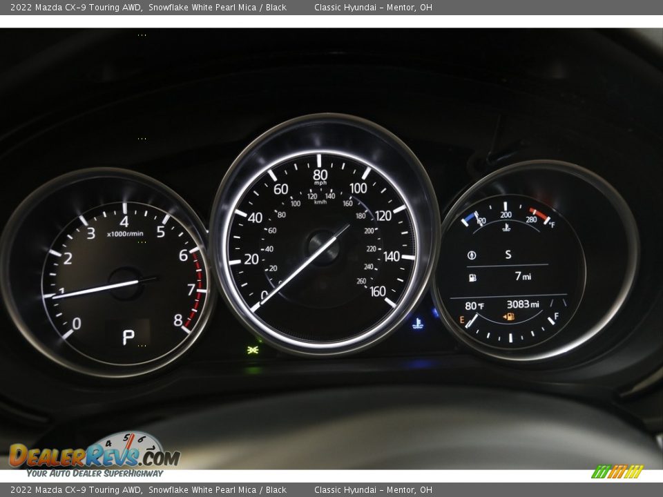 2022 Mazda CX-9 Touring AWD Snowflake White Pearl Mica / Black Photo #8