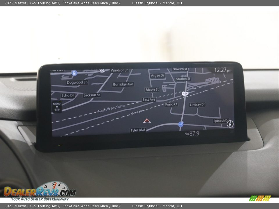 2022 Mazda CX-9 Touring AWD Snowflake White Pearl Mica / Black Photo #12