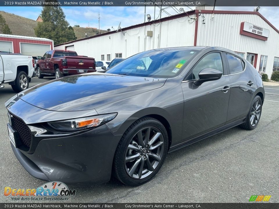 Machine Gray Metallic 2019 Mazda MAZDA3 Hatchback Photo #3