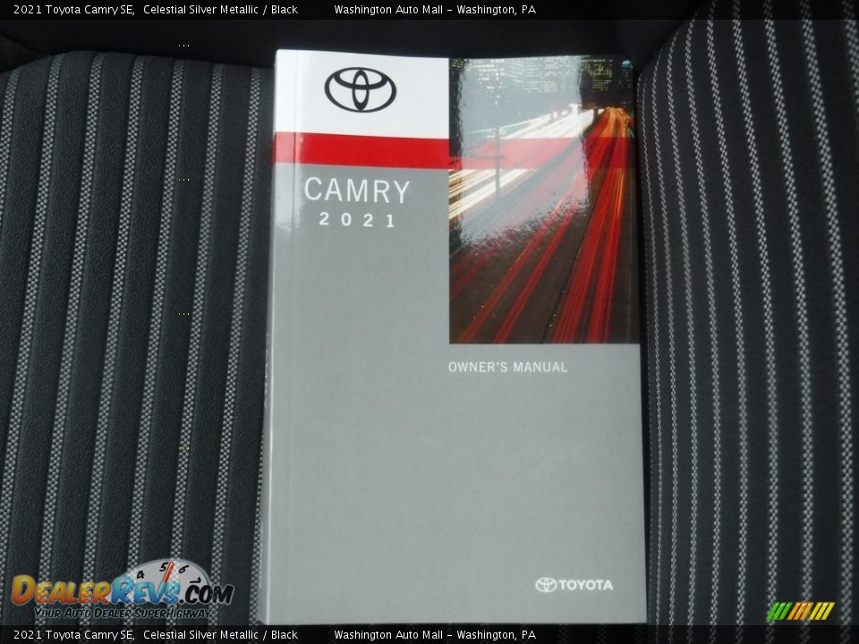2021 Toyota Camry SE Celestial Silver Metallic / Black Photo #33