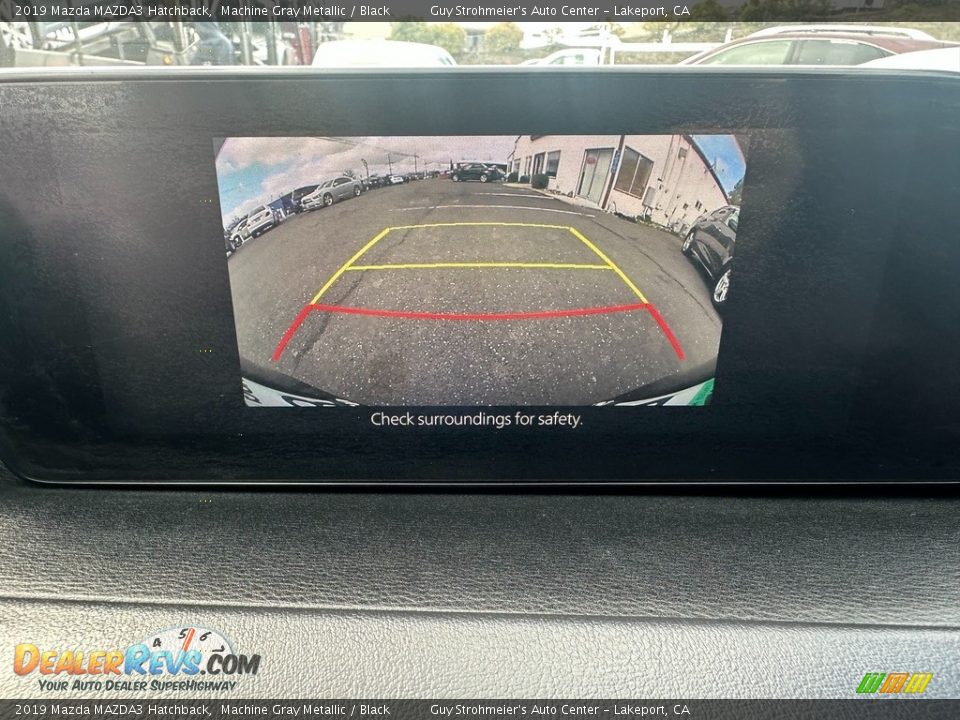 2019 Mazda MAZDA3 Hatchback Machine Gray Metallic / Black Photo #10