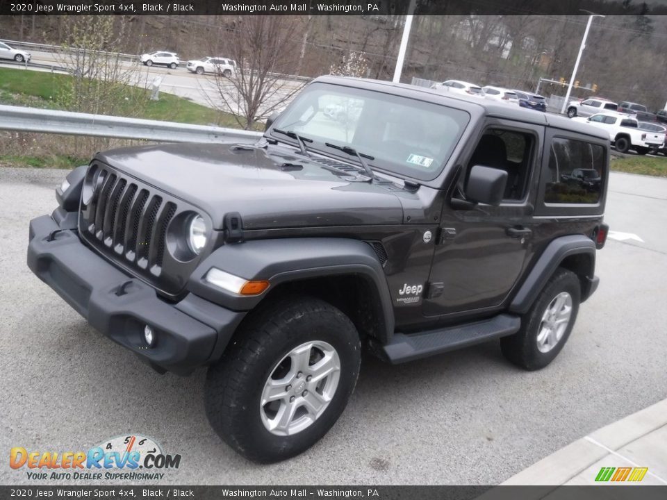 2020 Jeep Wrangler Sport 4x4 Black / Black Photo #11