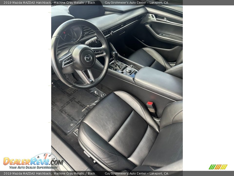 Black Interior - 2019 Mazda MAZDA3 Hatchback Photo #13