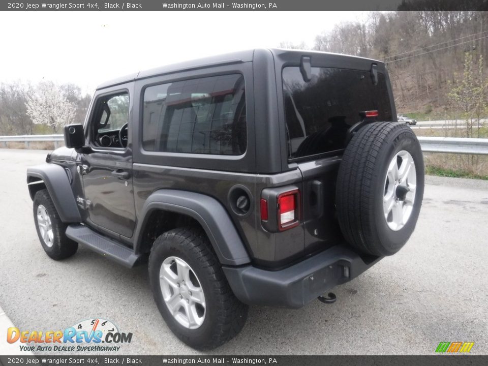 2020 Jeep Wrangler Sport 4x4 Black / Black Photo #13