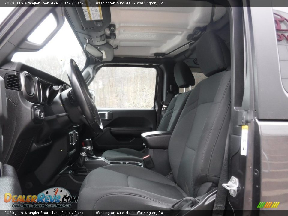 2020 Jeep Wrangler Sport 4x4 Black / Black Photo #17