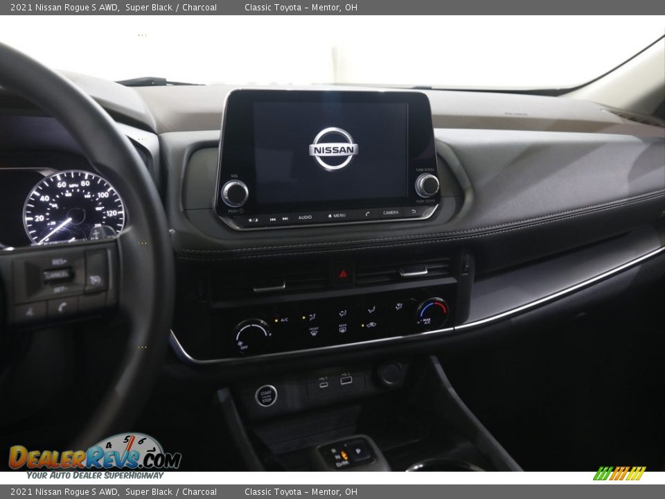 2021 Nissan Rogue S AWD Super Black / Charcoal Photo #9