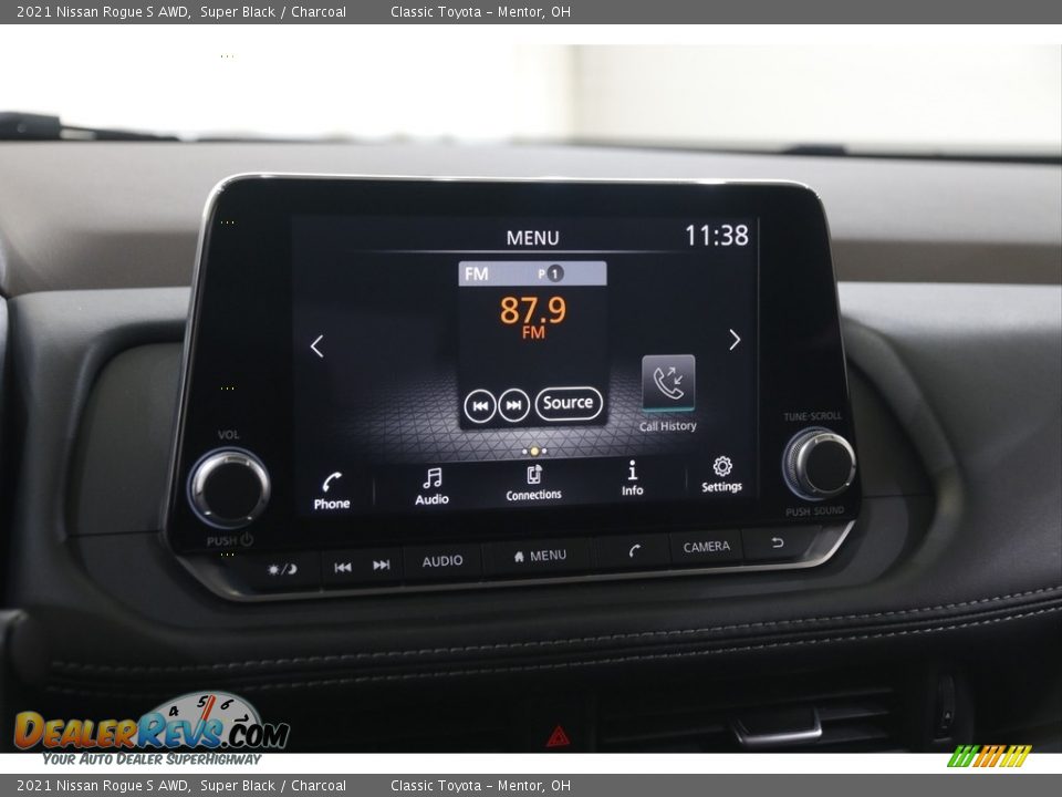 2021 Nissan Rogue S AWD Super Black / Charcoal Photo #10