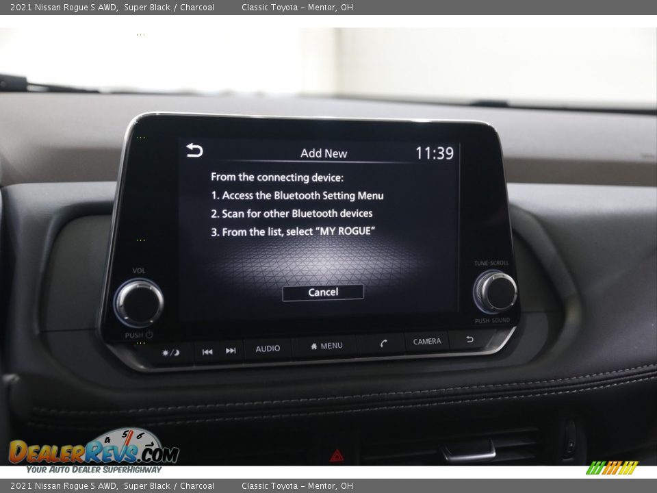 2021 Nissan Rogue S AWD Super Black / Charcoal Photo #11