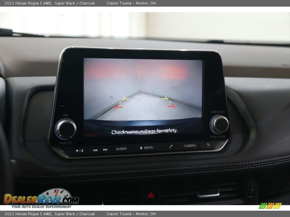 2021 Nissan Rogue S AWD Super Black / Charcoal Photo #12