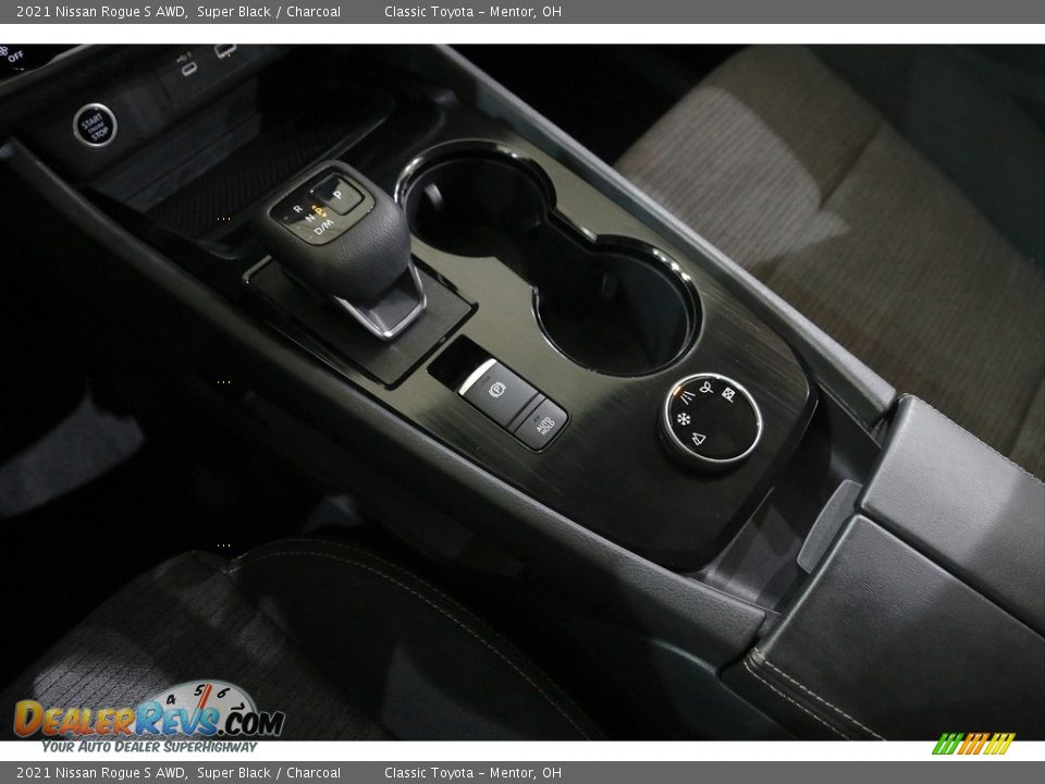 2021 Nissan Rogue S AWD Super Black / Charcoal Photo #14