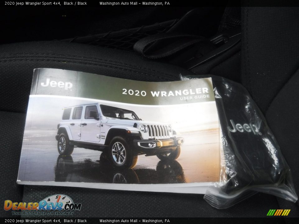 2020 Jeep Wrangler Sport 4x4 Black / Black Photo #27