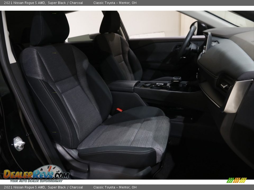 2021 Nissan Rogue S AWD Super Black / Charcoal Photo #16