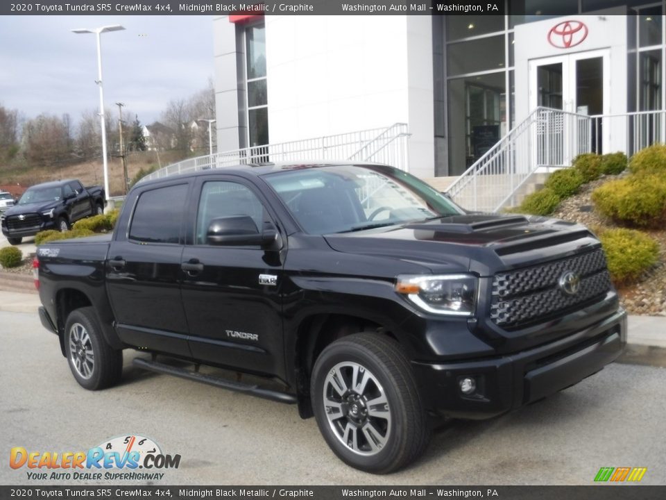 2020 Toyota Tundra SR5 CrewMax 4x4 Midnight Black Metallic / Graphite Photo #1