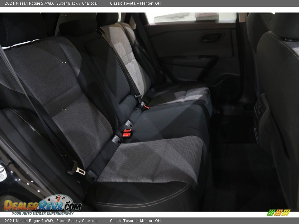 2021 Nissan Rogue S AWD Super Black / Charcoal Photo #17