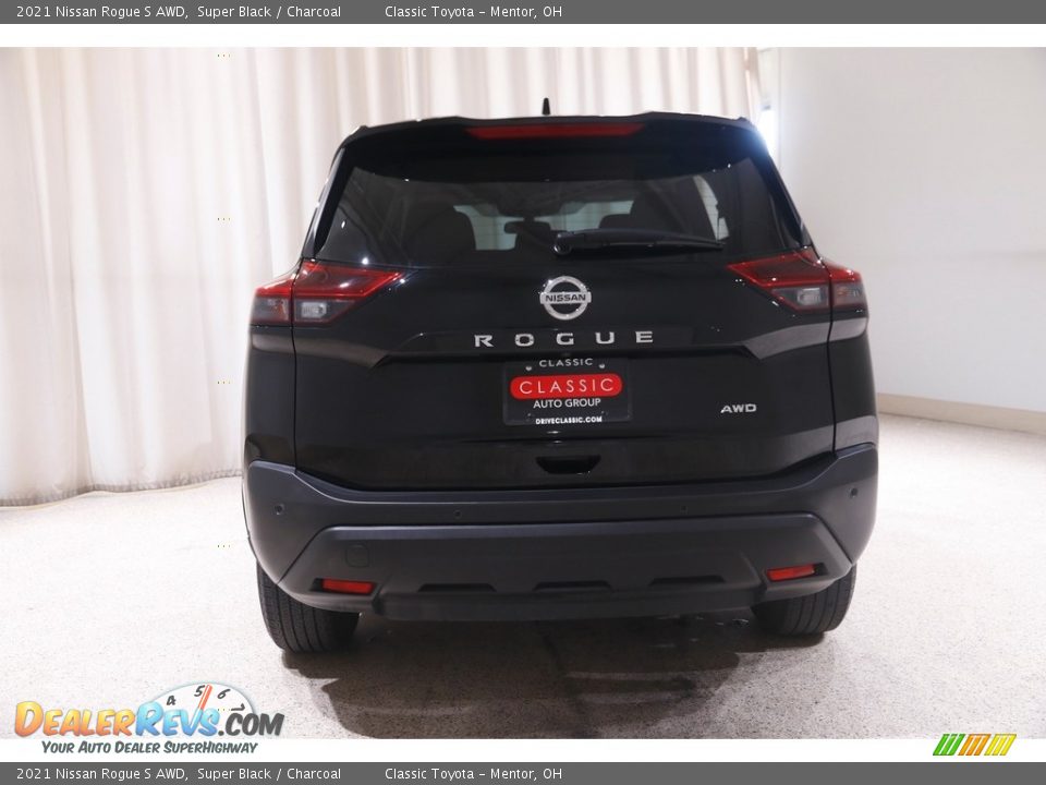 2021 Nissan Rogue S AWD Super Black / Charcoal Photo #19
