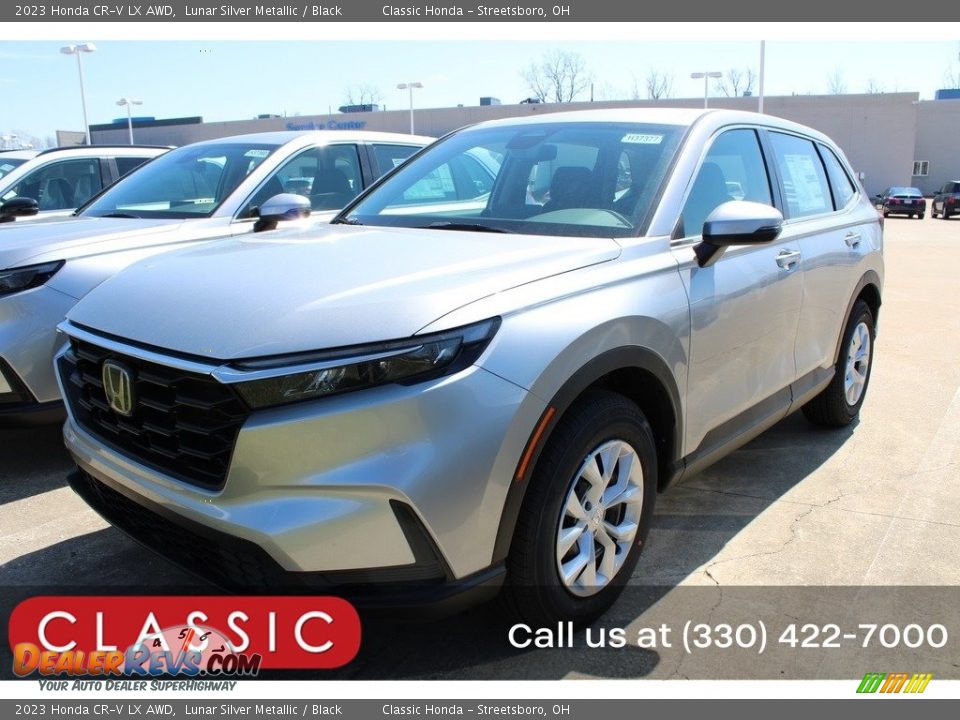 2023 Honda CR-V LX AWD Lunar Silver Metallic / Black Photo #1