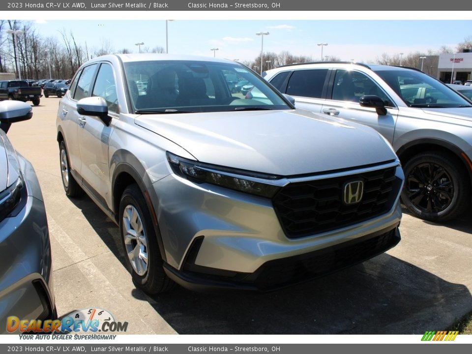 2023 Honda CR-V LX AWD Lunar Silver Metallic / Black Photo #3