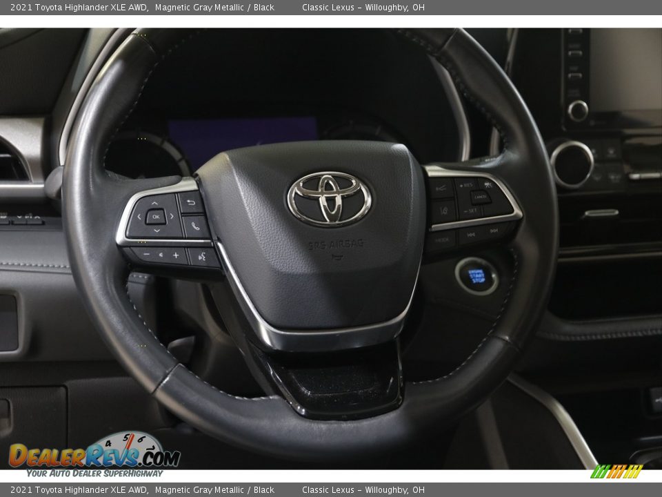 2021 Toyota Highlander XLE AWD Magnetic Gray Metallic / Black Photo #7