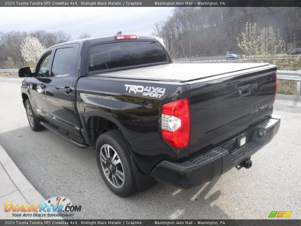 2020 Toyota Tundra SR5 CrewMax 4x4 Midnight Black Metallic / Graphite Photo #18