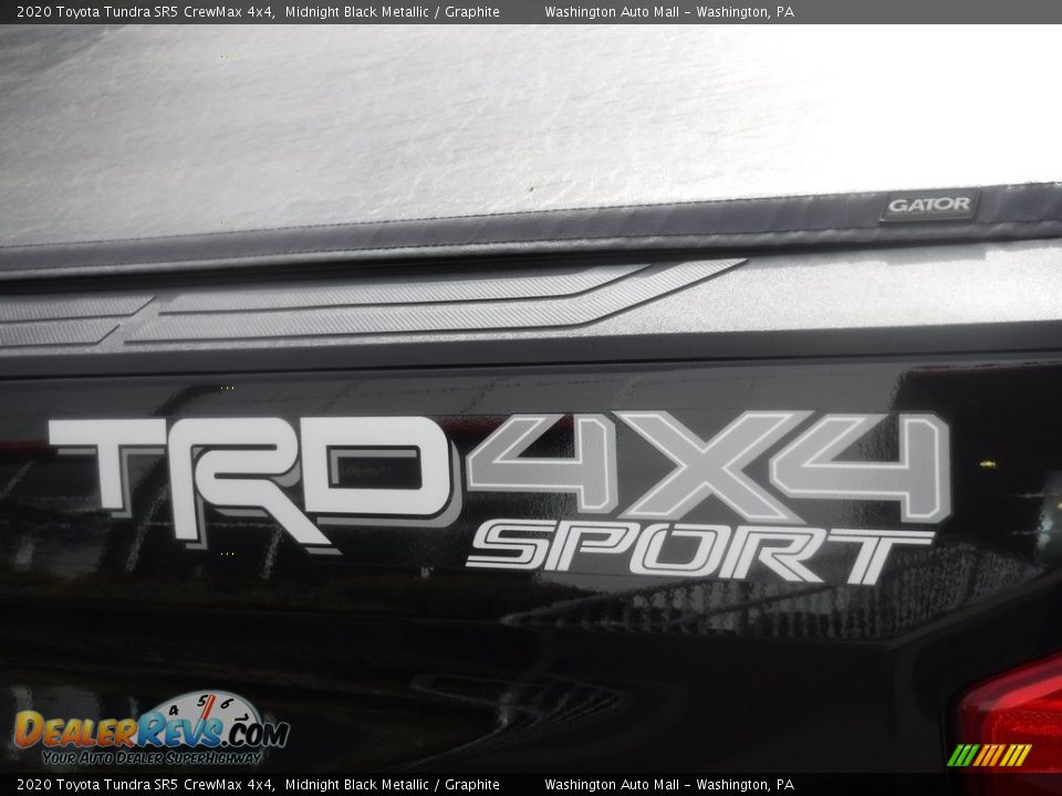 2020 Toyota Tundra SR5 CrewMax 4x4 Midnight Black Metallic / Graphite Photo #19